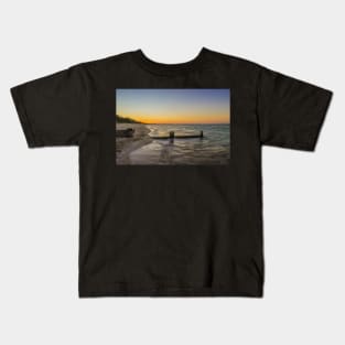 Sunset at McCrae beach, Mornington Peninsula, Victoria, Australia Kids T-Shirt